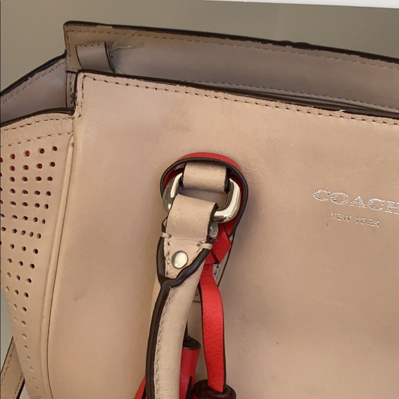 Coach Legacy Perforated Mini Tanner Bag - Tan - Picture 3 of 7